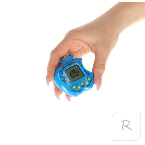 Zabawka Tamagotchi elektroniczna gra jabłko niebieskie