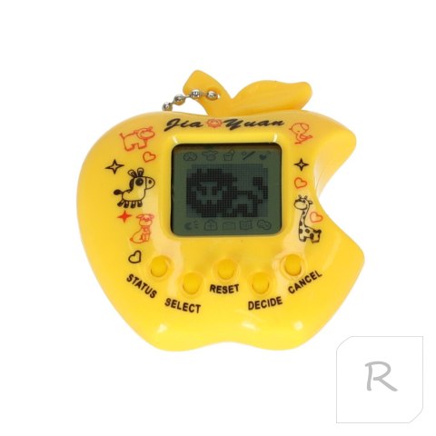 Zabawka Tamagotchi elektroniczna gra jabłko żółte