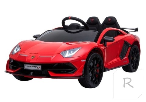 Auto na Akumulator Lamborghini Aventador Czerwony