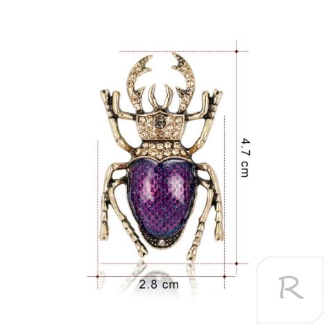 Broszka ozdobny żuk BZ88