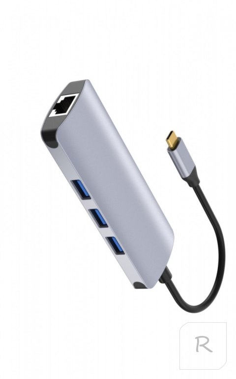 IBOX IUH3RJ4K Szary USB Typ C