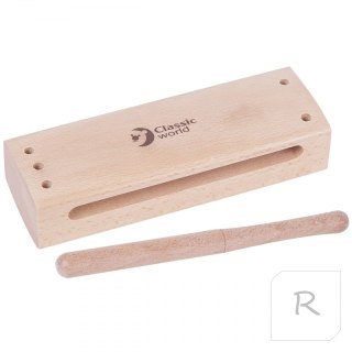 CLASSIC WORLD EDU Instrument Perkusyjny Wooden Block (Pudełko akustyczne)