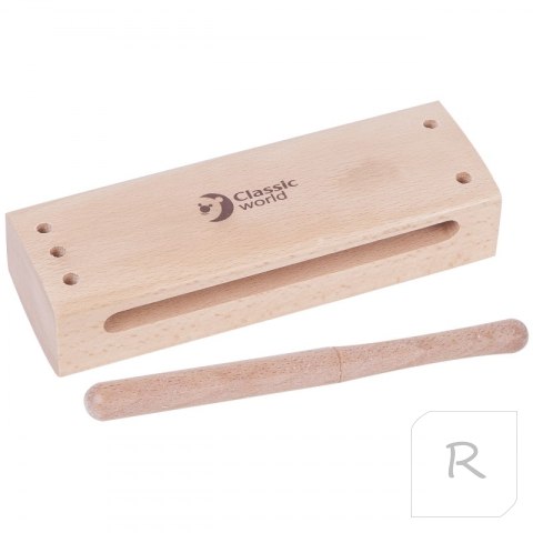 CLASSIC WORLD EDU Instrument Perkusyjny Wooden Block (Pudełko akustyczne)