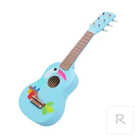 CLASSIC WORLD Drewniana Gitara Dla Dzieci Toucan