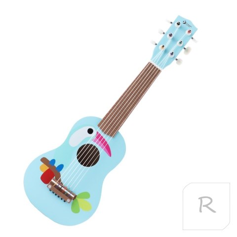 CLASSIC WORLD Drewniana Gitara Dla Dzieci Toucan