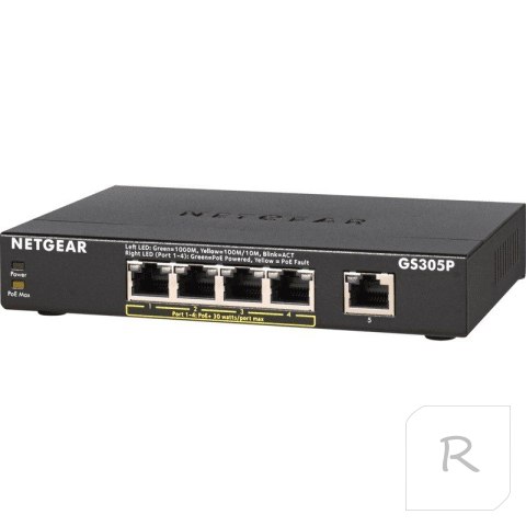 Przełącznik NETGEAR GS305P-200PES 5x 10/100/1000