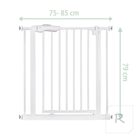 Barierka bramka zabezpieczająca biała Nukido 718001