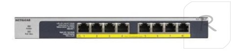 Przełącznik NETGEAR GS108LP-100EUS 8x 10/100/1000 PoE+