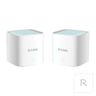 D-Link EAGLE PRO AI AX1500 Mesh System M15-2 (2-pack) 802.11ax, 1200+300 Mbit/s, 10/100/1000 Mbit/s, porty Ethernet LAN (RJ-45)