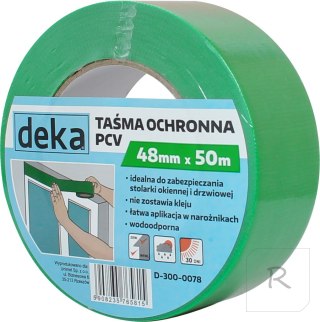 TAŚMA OCHRONNA PCV DO STOLARKI 48MM*50M