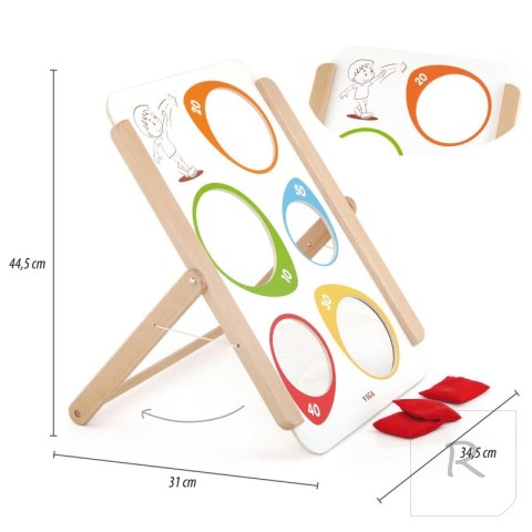Viga Drewniana Gra Zręcznościowa Rzut Do Celu