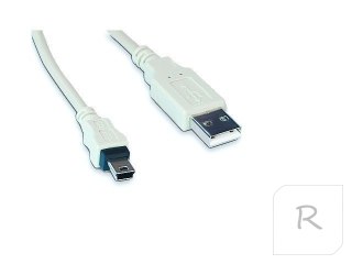 Cablexpert CC-USB2-AM5P-3 USB A, Mini-USB B, 0.9 m, White