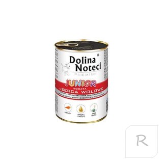 Dolina Noteci Junior bogata w serca wołowe 400 g