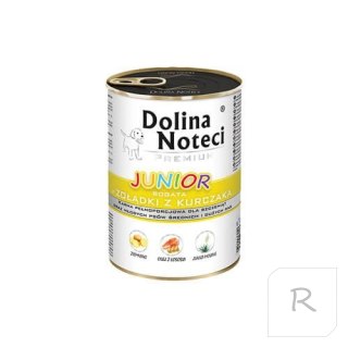 Dolina Noteci Junior bogata w żołądki z kurczaka 24 x 400 g