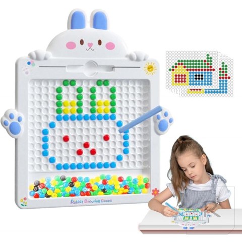 WOOPIE Tablica Magnetyczna dla Dzieci Montessori MagPad Królik