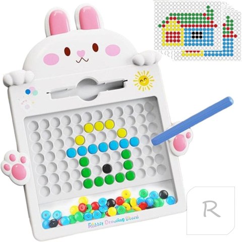 WOOPIE Tablica Magnetyczna dla Dzieci Montessori MagPad Królik