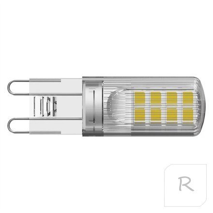 Osram Parathom Przezroczysta kapsułka LED 30 bez przyciemniania 2,6W/827 Żarówka G9 Osram Parathom Przezroczysta kapsułka LED G9