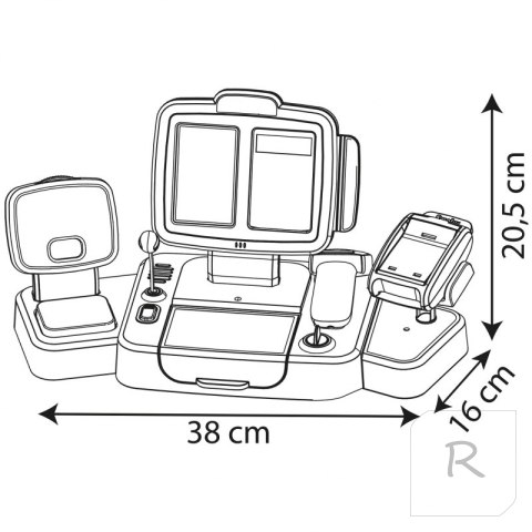 SMOBY Kasa Sklepowa Elektroniczna Ze Skanerem i Wagą
