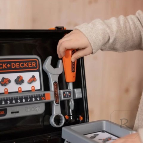 Smoby Black & Decker Walizka z Narzędziami + Samochód w Częściach