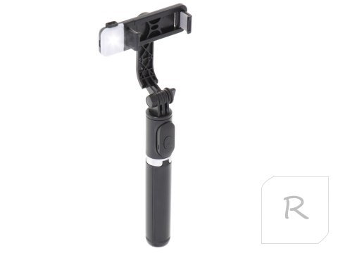 Kijek uchwyt do selfie lampa statyw tripod czarny