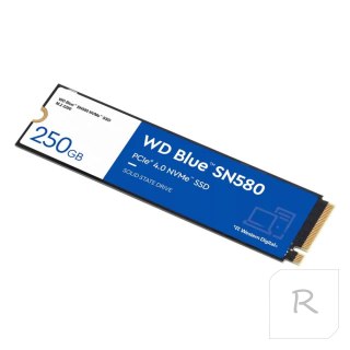 Dysk SSD WD Blue M.2 2280″ 250 GB PCI Express 4.0 4000MB/s 2000MS/s