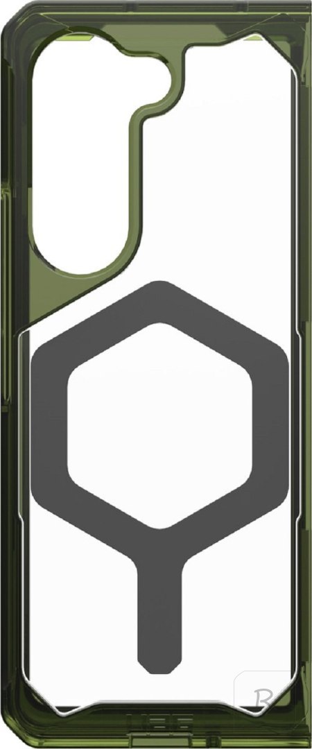 UAG Plyo Pro - obudowa ochronna do Samsung Galaxy Fold 5 z wbudowanym modułem magnetycznym (olive-space grey)