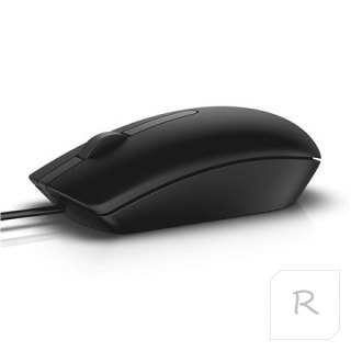 Dell Mouse MS116 Wired, No, Black, No, Optical