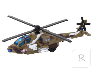 Helikopter Wojskowy Śmigłowiec Militarny Aluminiowy Mix Dźwięk Światła