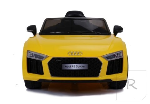 Auto na akumulator Audi R8 Żółty Lakierowane