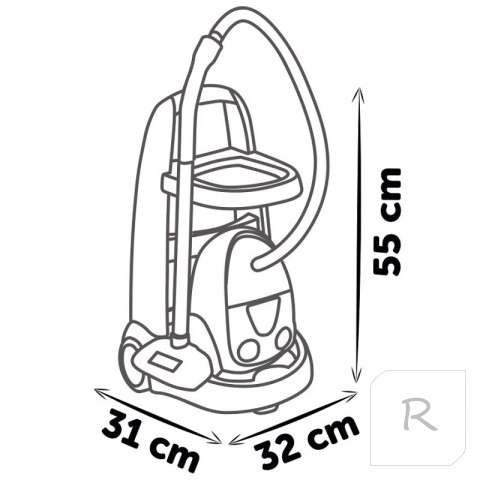 SMOBY Wózek Do Sprzątania z Odkurzaczem