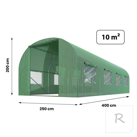 Tunel ogrodowy 2,5x4xH2m (10m2) Plonos