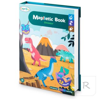 Książka magnetyczna Puzzle Dinozaury RK-770