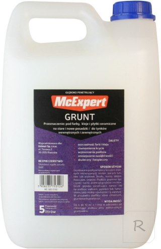 GRUNT GŁĘBOKOPENETRUJĄCY 5L MCEXPERT*