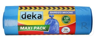 WORKI MAXI PACK BARDZO MOCNE NIEBIESKIE 120L A20 DEKA