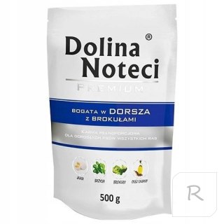 Dolina Noteci Premium bogata w dorsza z brokułami saszetka 10 x 500 g