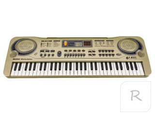 Keyboard MQ-811 Organki, 61 Klawiszy, Zasilacz, Mikrofon, USB