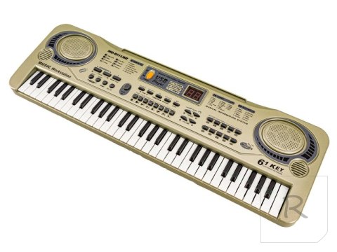 Keyboard MQ-811 Organki, 61 Klawiszy, Zasilacz, Mikrofon, USB