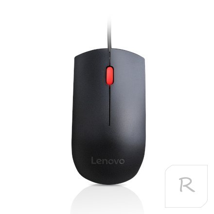 Lenovo Essential USB Mouse wired, Black