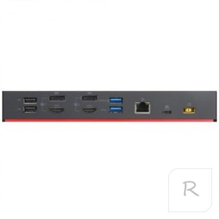 Lenovo ThinkPad Hybrid USB-C with USB-A Dock, max 2 displays, 40AF0135EU Ethernet LAN (RJ-45) ports 1, DisplayPorts quantity 2,