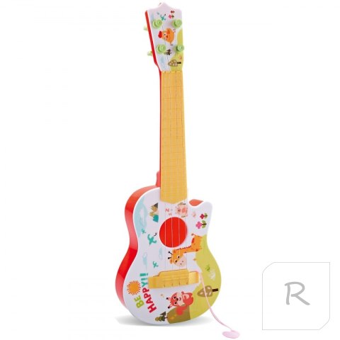 WOOPIE Gitara Akustyczna dla Dzieci Czerwona 43 cm