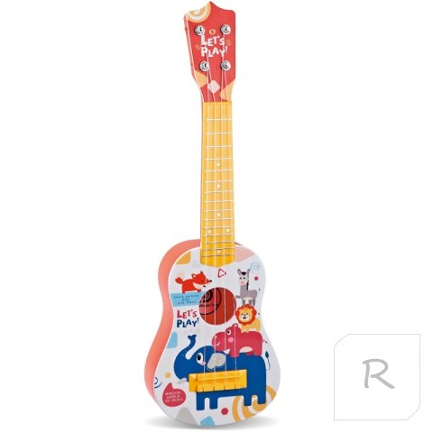 WOOPIE Gitara Klasyczna dla Dzieci Czerwona 57cm