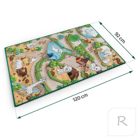 Mata piankowa do kolorowania zwijana 120 x 90 x 0,3 cm Ricokids RK-344