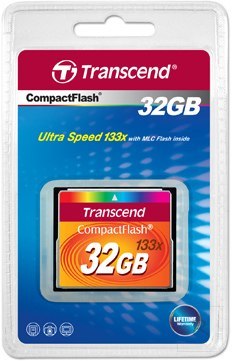 Karta pamięci TRANSCEND CF 32 GB Plastikowy pokrowiec