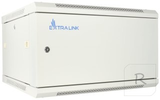 EXTRALINK 6U 600X450 ASP WALL-MOUNTED RACKMOUNT CABINET METAL DOOR GRAY