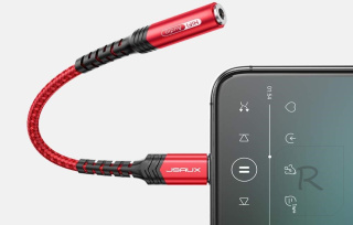 PRZEJŚCIÓWKA ADAPTER MINI JACK 3,5MM KABEL DO IPHONE LIGHTNING JSAUX