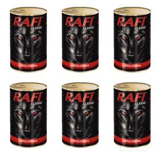 Rafi Classic z wołowiną puszka 6x1240 g