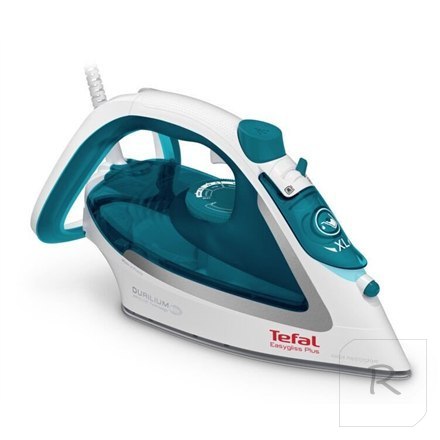 TEFAL FV5718 Żelazko parowe 2500 W Pojemność zbiornika na wodę 270 ml Ciągły strumień pary 45 g/min Silne uderzenie pary 195 g/m