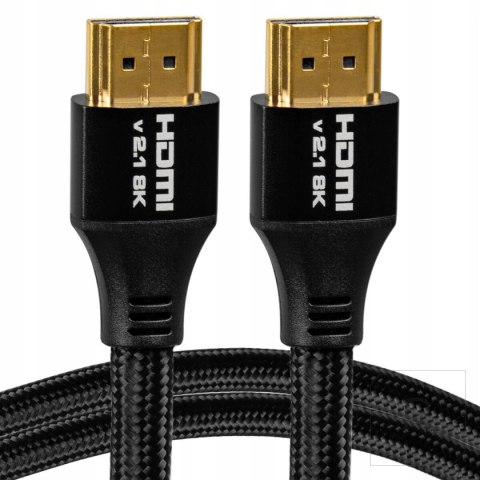 Kabel HDMI 2.1 8K 240Hz PRZEWÓD ULTRA HIGH SPEED 48Gbps eARC FHD 3m