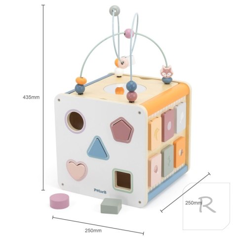 VIGA PolarB Edukacyjna Kostka 8w1 Sześcian Aktywności