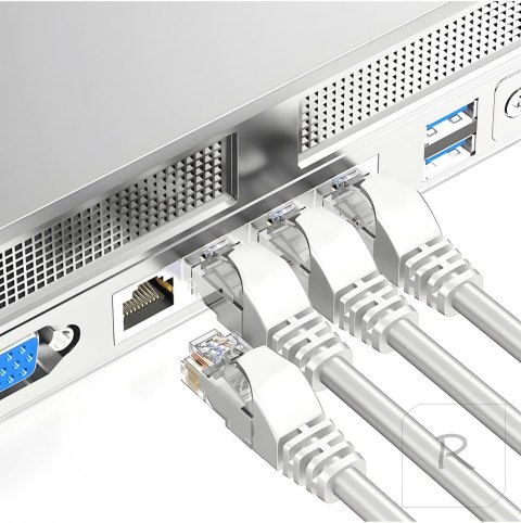 Kabel Sieciowy Lan Cat5e Przewód Ethernet Skrętka Cat 5e UTP KAT 5 RJ45 1m